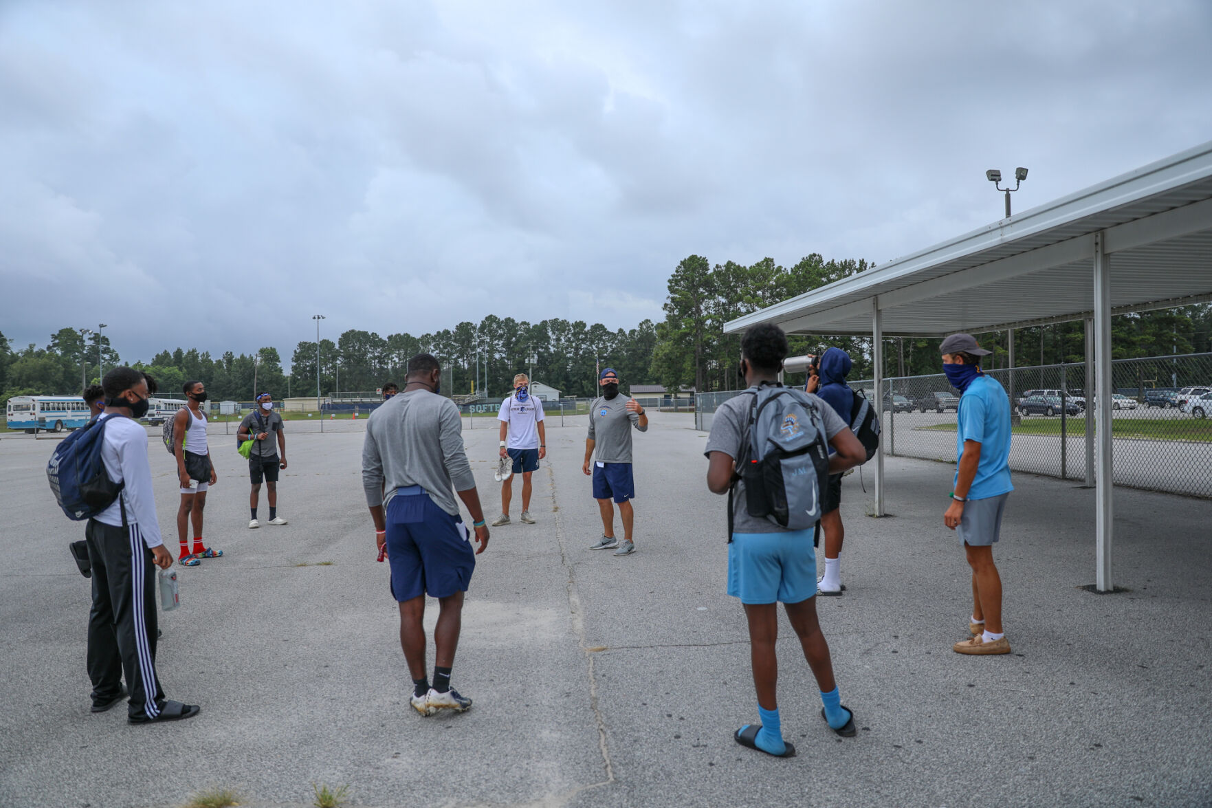 South Florence football workouts, August 3, 2020